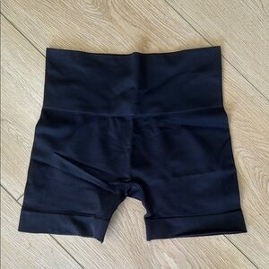 High-Waisted Black Women's Shorts